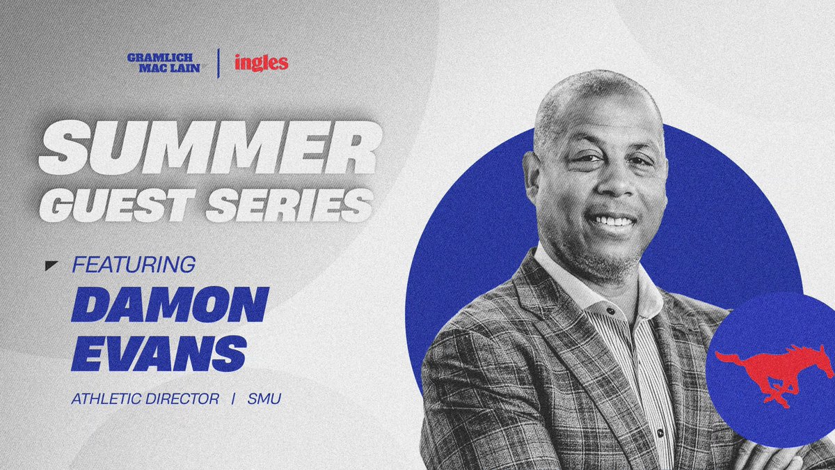 Kelly Gramlich (@kellygramlich) on Twitter photo Summer Guest Series: <a href="/SMU/">SMU</a> Athletic Director <a href="/AD_DamonEvans/">Damon Evans</a> 🐎
Damon talks about why he was attracted to SMU, how he plans to turn SMU into a national brand, <a href="/rhettlashlee/">Rhett Lashlee</a> + much more!
Watch now: youtube.com/watch?v=L7sb5p… Summer Guest Series: <a href="/SMU/">SMU</a> Athletic Director <a href="/AD_DamonEvans/">Damon Evans</a> 🐎
Damon talks about why he was attracted to SMU, how he plans to turn SMU into a national brand, <a href="/rhettlashlee/">Rhett Lashlee</a> + much more!
Watch now: youtube.com/watch?v=L7sb5p…
