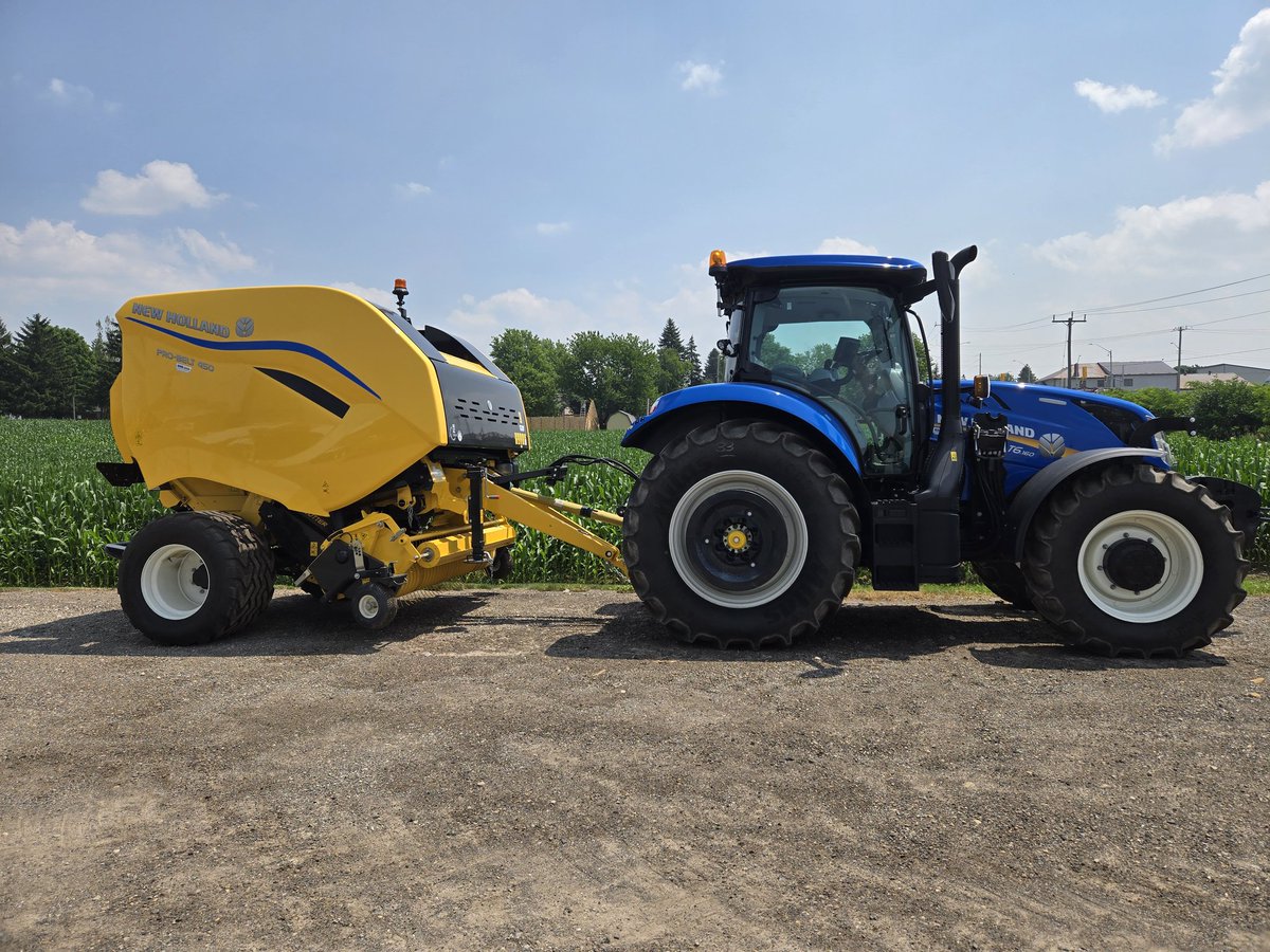 Mow it and bale it with great equipment options #vermeer #newholland