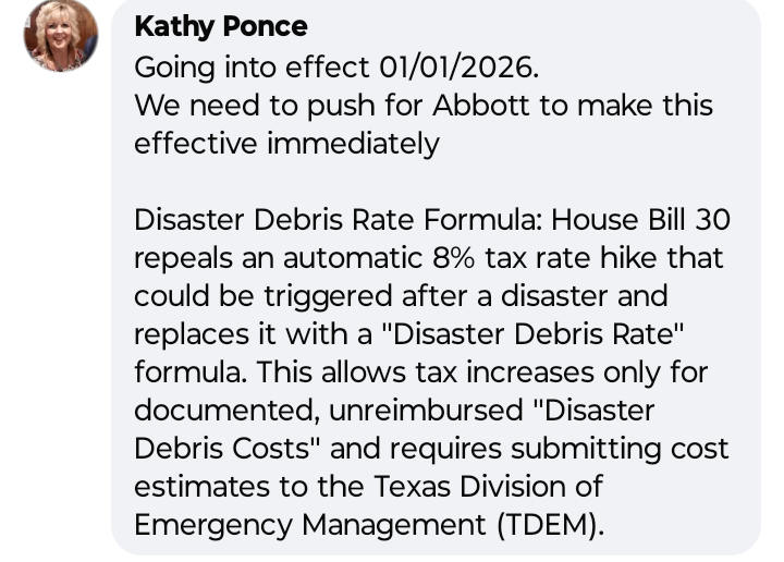 Kathy Ponce (@kathy4texas) on Twitter photo Contact <a href="/GregAbbott_TX/">Greg Abbott</a> to allow HB30 to take effect immediately.
Contact | Office of the Texas Governor | Greg Abbott share.google/64zfFQDfaOx7tRā¦
<a href="/TxTurf/">Terri Hall</a> Contact <a href="/GregAbbott_TX/">Greg Abbott</a> to allow HB30 to take effect immediately.
Contact | Office of the Texas Governor | Greg Abbott share.google/64zfFQDfaOx7tRā¦
<a href="/TxTurf/">Terri Hall</a>