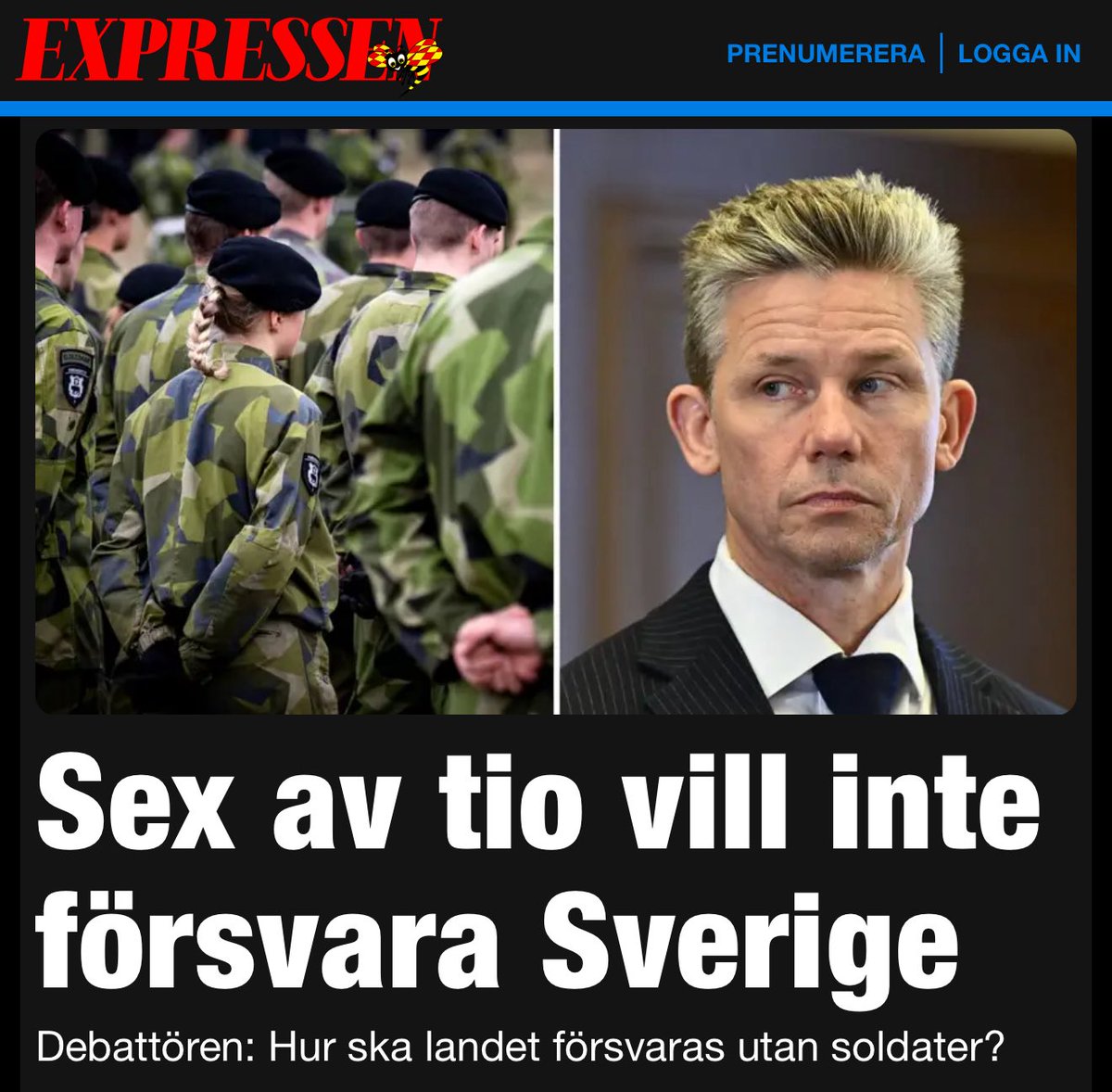 Det lär inte bekymra Pål, han ägnar sig åt Ukraina till 100%.