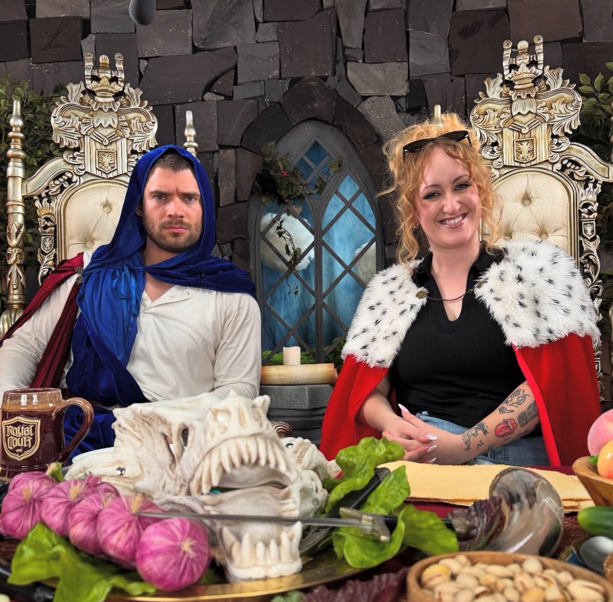 dcorenswetfiles's tweet image. David Corenswet on Brittany Broski’s Royal Court