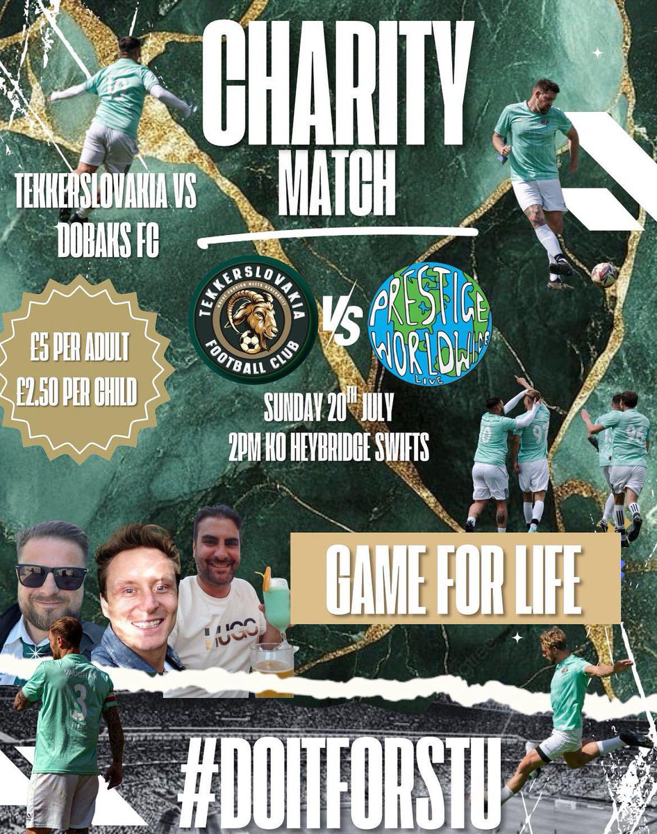 HSFCevents's tweet image. This Sunday a big charity game at the swifts between two great teams for an even better cause.
This is more than a game it’s a day for everyone and it’s a game for life.
#doitforstu