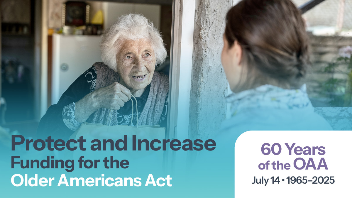 USAging celebrates 60 years of the #OlderAmericansAct (OAA)! This vital legislation supports millions of older Americans and #caregivers with essential services for health, well-being and independence at home and in the community. ow.ly/a1LR50Wpbzi