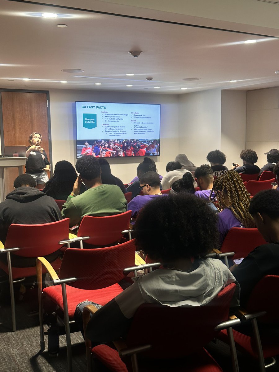 Boston University Community (@bucommunity_) on Twitter photo This past Friday, <a href="/SociedadLatina/">Sociedad Latina</a> students visited BU for a campus tour with the Admissions team. The group split into two, with tours offered in both English and Spanish. A fun and inspiring day exploring college life up close! 🎓✨ This past Friday, <a href="/SociedadLatina/">Sociedad Latina</a> students visited BU for a campus tour with the Admissions team. The group split into two, with tours offered in both English and Spanish. A fun and inspiring day exploring college life up close! 🎓✨