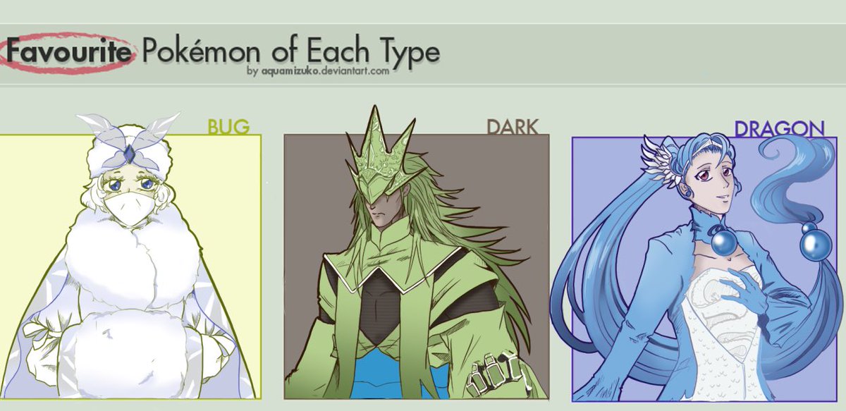 Ich will, seit ich einen Internetanschluss habe diese Challenge machen, habe aber nie etwas gemacht, weil…. Ich ein faules Stück Scheisse bin :D
3/18

#favoritepokemon #gijinka