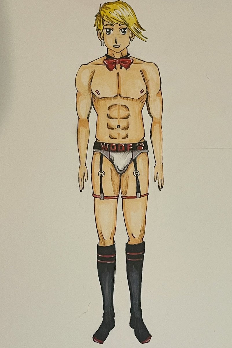 BaraCub's tweet image. Still new to drawing smut, but hey, why not 😛 #gay #gayart #mangastyle #manga