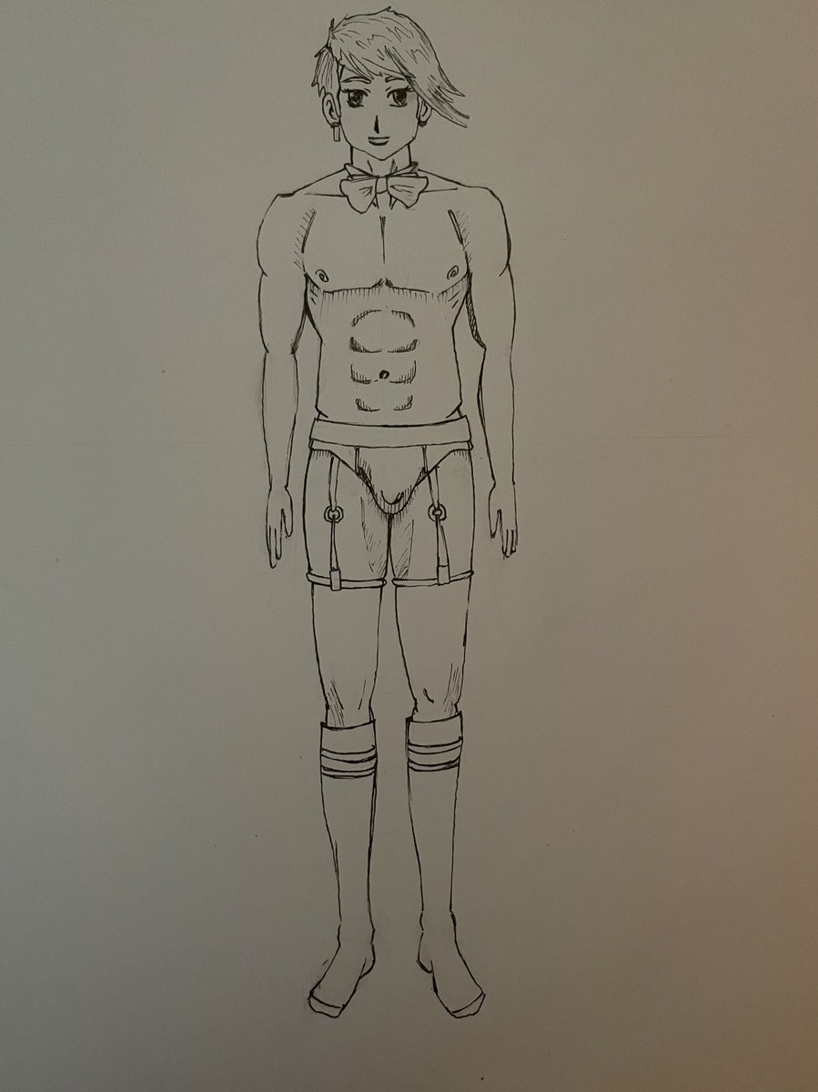 BaraCub's tweet image. Still new to drawing smut, but hey, why not 😛 #gay #gayart #mangastyle #manga