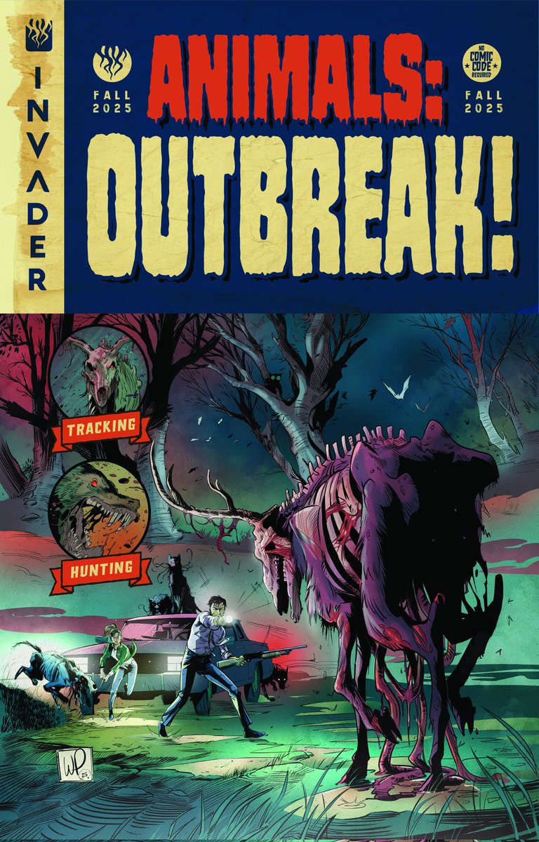 Check out this killer Olympic National Park tri-fold brochure/map and patch we made for the "Animals: Outbreak" Kickstarter campaign launching tomorrow!

Link in bio! Sign up to get yours!