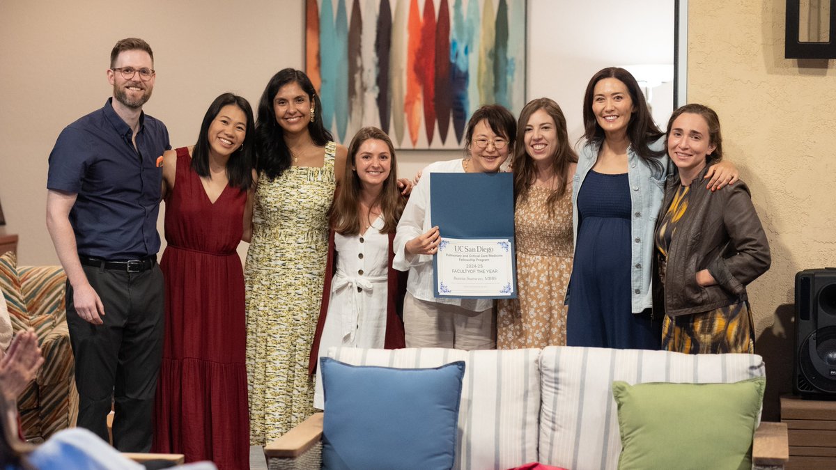 ucsdpccm's tweet image. Huge thanks to our faculty as we prep for the new academic year! Special shoutout to our 2024-25 awardees: Bernie Sunwoo (Faculty of the Year), Wael Elmaraachli (Educator of the Year), Judd Landsberg (Educator of the Year), & Robert Owens (Mentor of the Year). #PCCM #MedEd