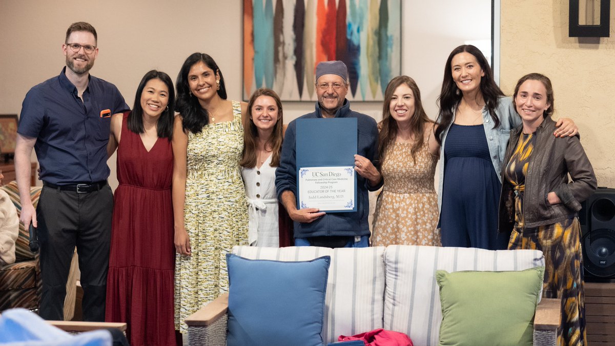 ucsdpccm's tweet image. Huge thanks to our faculty as we prep for the new academic year! Special shoutout to our 2024-25 awardees: Bernie Sunwoo (Faculty of the Year), Wael Elmaraachli (Educator of the Year), Judd Landsberg (Educator of the Year), & Robert Owens (Mentor of the Year). #PCCM #MedEd