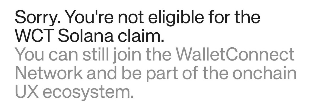 Beside $PUMP today, there was supposed to be a $WCT airdrop from WalletConnect.

But somehow, big part of the ecosystem - active users, Solana Mobile buyers who should be eligible - got nothing.

Fake airdrop 🤨