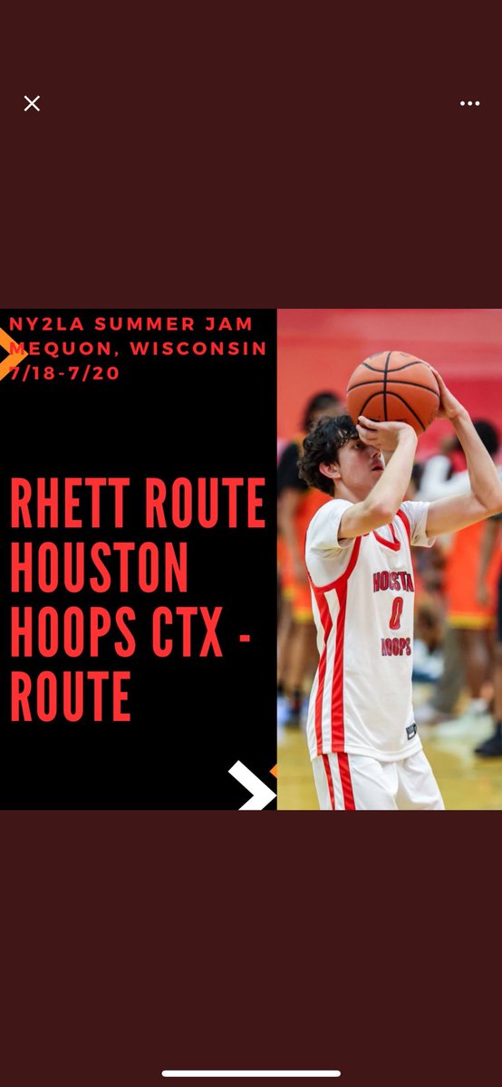 Small College Hoops (@smchoops_) on Twitter photo Rhett Route G will be playing this next weekend at NY2LA Summer Jam in Milwaukee.
One of the best high volume shooters we have seen in 2026’ class.
✅High Motor
✅IQ
✅High Volume Shooter
Intriguing Prospect for D3 / NAIA Programs🔥
<a href="/Rhett_Route/">Rhett Route</a> Rhett Route G will be playing this next weekend at NY2LA Summer Jam in Milwaukee.
One of the best high volume shooters we have seen in 2026’ class.
✅High Motor
✅IQ
✅High Volume Shooter
Intriguing Prospect for D3 / NAIA Programs🔥
<a href="/Rhett_Route/">Rhett Route</a>