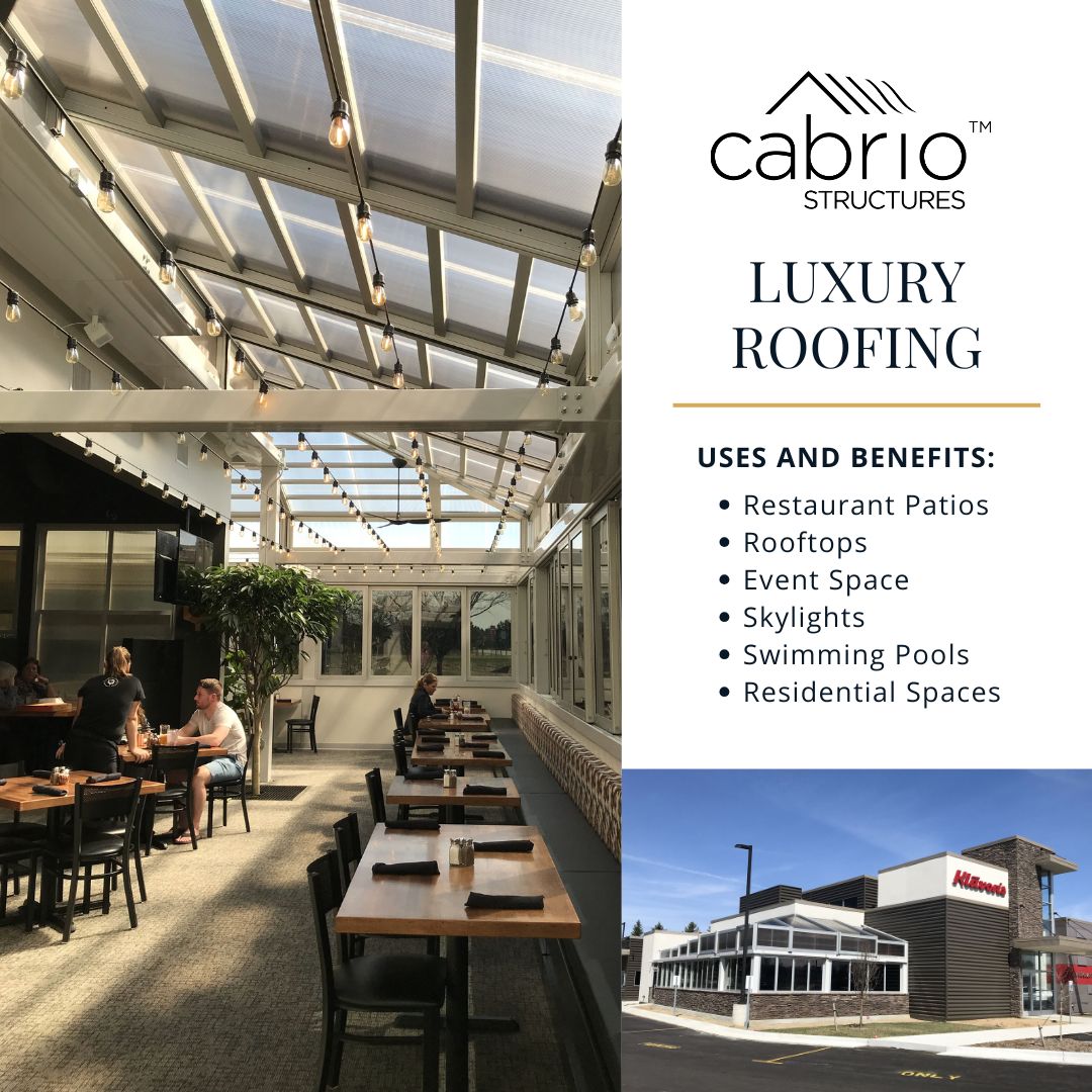 CabrioStructure's tweet image. From rooftop lounges to cozy residential patios, Cabrio Structures delivers luxury roofing solutions that adapt to every setting.
Where would you add a Cabrio?

#CabrioStructures #LuxuryRoofing #RetractableRoof #RestaurantDesign #EventSpaces #RooftopVibes #ResidentialLiving