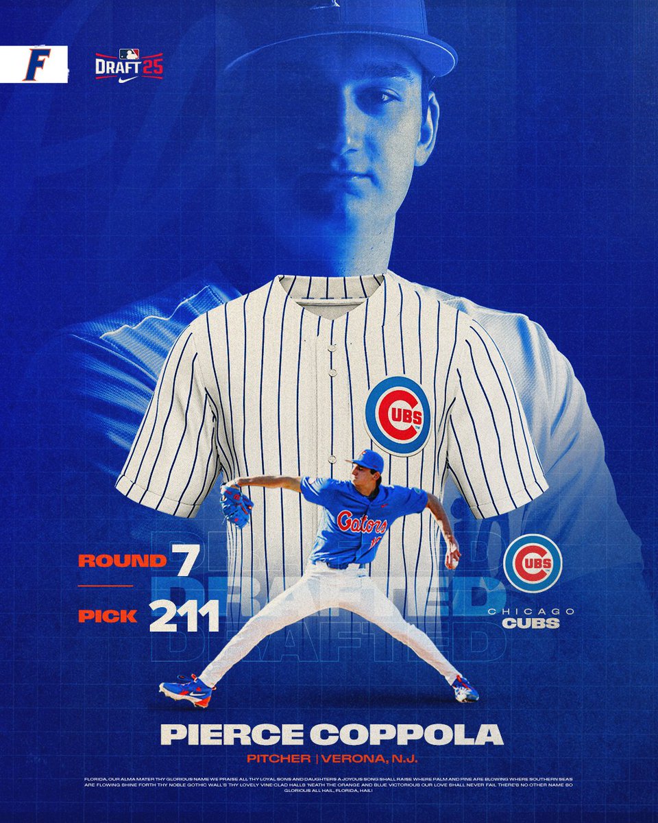 GatorsBB's tweet image. The Cubs are booting up the PC 🖥️
Coppola is off the board!
#GatorMade // #GoGators