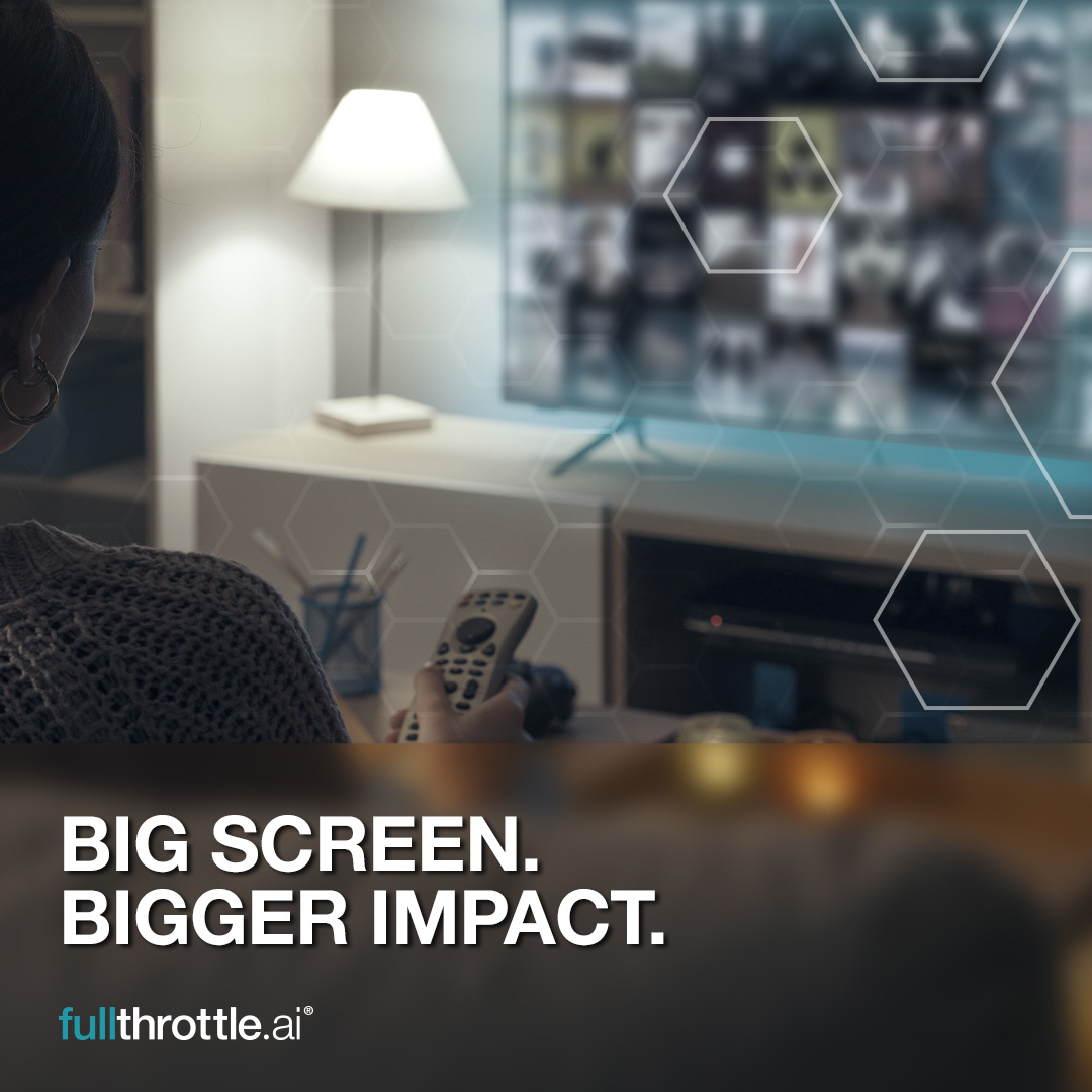 Your CTV ads deserve smarter targeting.

fullthrottle.ai® helps you reach verified, in-market households—not random viewers.

✅ First-party data
✅ Real conversions
✅ Real people
Ready for better CTV?

🔗 fullthrottle.ai/connected-tv/

#fullthrottleAI