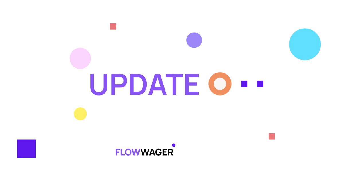 Flow Wager 🃏 (@flowwager) on Twitter photo FlowWager Update
Real $FLOW tokens Implementation
Users can create markets (was admin-only)
Actually claim winnings to wallet
Referral income system
Pro analytics & leaderboards
Batch claim multiple winnings
Dropping soon on <a href="/flow_blockchain/">Flow.com 🔜 ETHGlobal NY</a>
BELIEVE IN SOMETHING 🎯 FlowWager Update
Real $FLOW tokens Implementation
Users can create markets (was admin-only)
Actually claim winnings to wallet
Referral income system
Pro analytics & leaderboards
Batch claim multiple winnings
Dropping soon on <a href="/flow_blockchain/">Flow.com 🔜 ETHGlobal NY</a>
BELIEVE IN SOMETHING 🎯