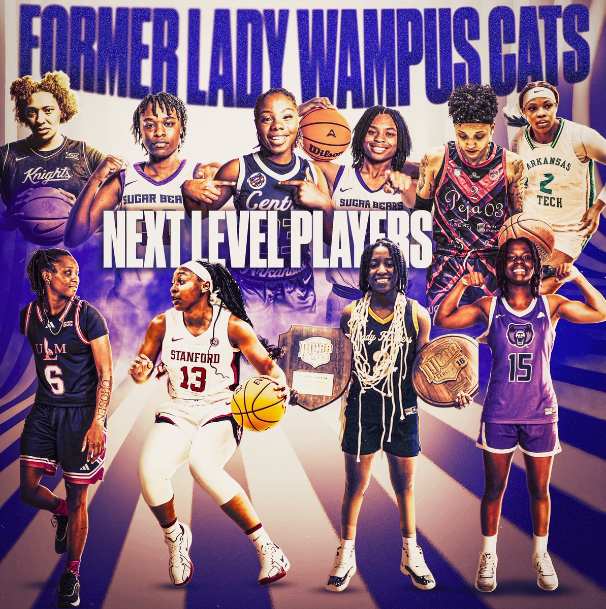 Lady Wampus Cats Basketball (@ladywampuscats) on Twitter photo ๐๐ฃ๐๐ ๐ ๐๐๐๐ฎ ๐พ๐๐ฉ, ๐ผ๐ก๐ฌ๐๐ฎ๐จ ๐ ๐๐๐๐ฎ ๐พ๐๐ฉ #CH4L
โจ ๐๐น๐ฒ๐
๐ถ๐ ๐ง๐ผ๐น๐ฒ๐ณ๐ฟ๐ฒ๐ฒ โ Professional Player (Overseas)
โจ ๐๐ฎ๐ฑ๐ฎ๐ต ๐ฃ๐ถ๐ฐ๐ธ๐ฒ๐ป๐ โ Arkansas Tech
โจ ๐๐ต๐น๐ผ๐ฒ ๐๐น๐ฎ๐ฟ๐ฑ๐ โ Stanford
โจ ๐ฆ๐ฎ๐๐ฎ๐ป๐ป๐ฎ๐ต ๐ฆ๐ฐ๐ผ๐๐ โ University of Central Florida ๐๐ฃ๐๐ ๐ ๐๐๐๐ฎ ๐พ๐๐ฉ, ๐ผ๐ก๐ฌ๐๐ฎ๐จ ๐ ๐๐๐๐ฎ ๐พ๐๐ฉ #CH4L
โจ ๐๐น๐ฒ๐
๐ถ๐ ๐ง๐ผ๐น๐ฒ๐ณ๐ฟ๐ฒ๐ฒ โ Professional Player (Overseas)
โจ ๐๐ฎ๐ฑ๐ฎ๐ต ๐ฃ๐ถ๐ฐ๐ธ๐ฒ๐ป๐ โ Arkansas Tech
โจ ๐๐ต๐น๐ผ๐ฒ ๐๐น๐ฎ๐ฟ๐ฑ๐ โ Stanford
โจ ๐ฆ๐ฎ๐๐ฎ๐ป๐ป๐ฎ๐ต ๐ฆ๐ฐ๐ผ๐๐ โ University of Central Florida