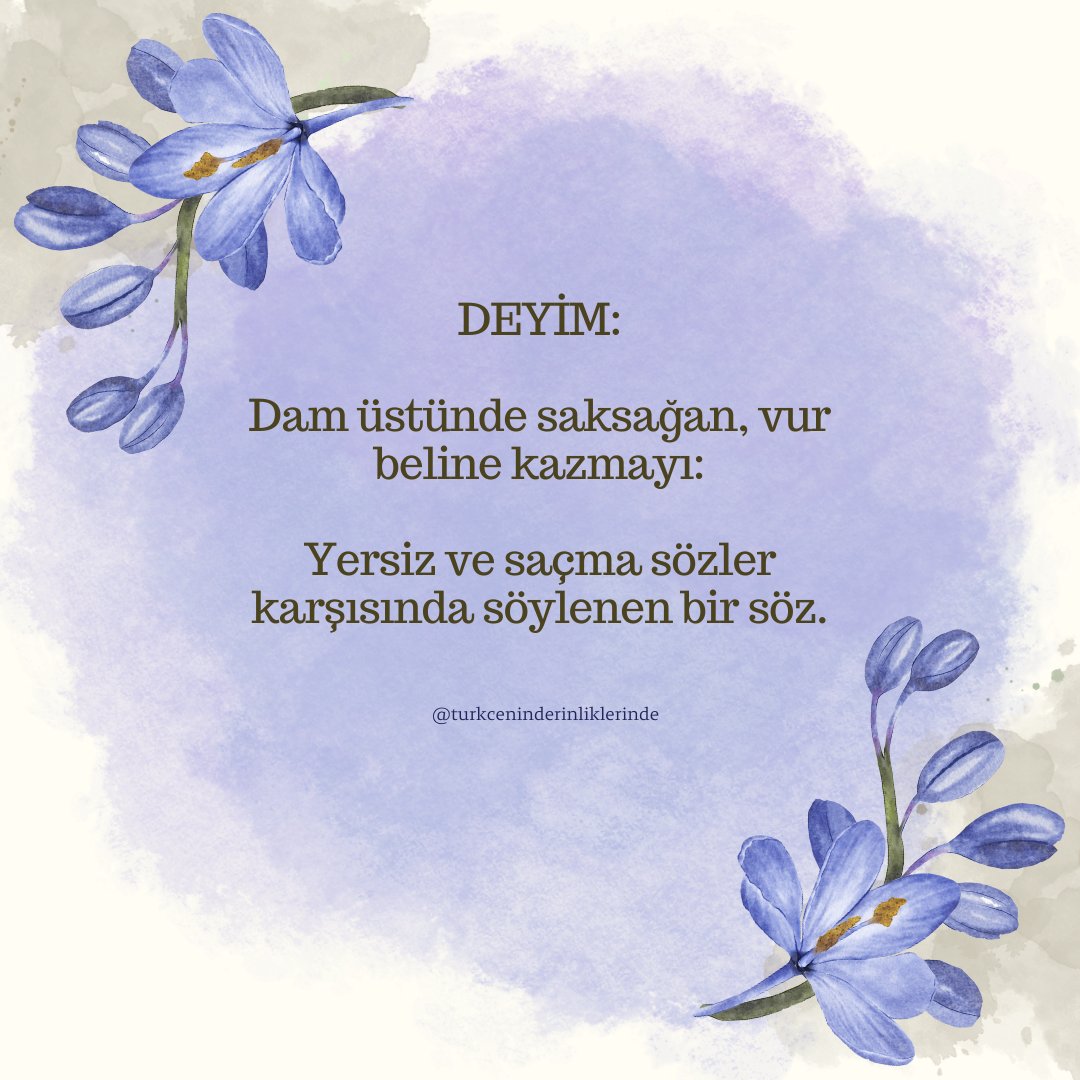 Türkçenin Derinliklerinde (@turkceninderinl) on Twitter photo 