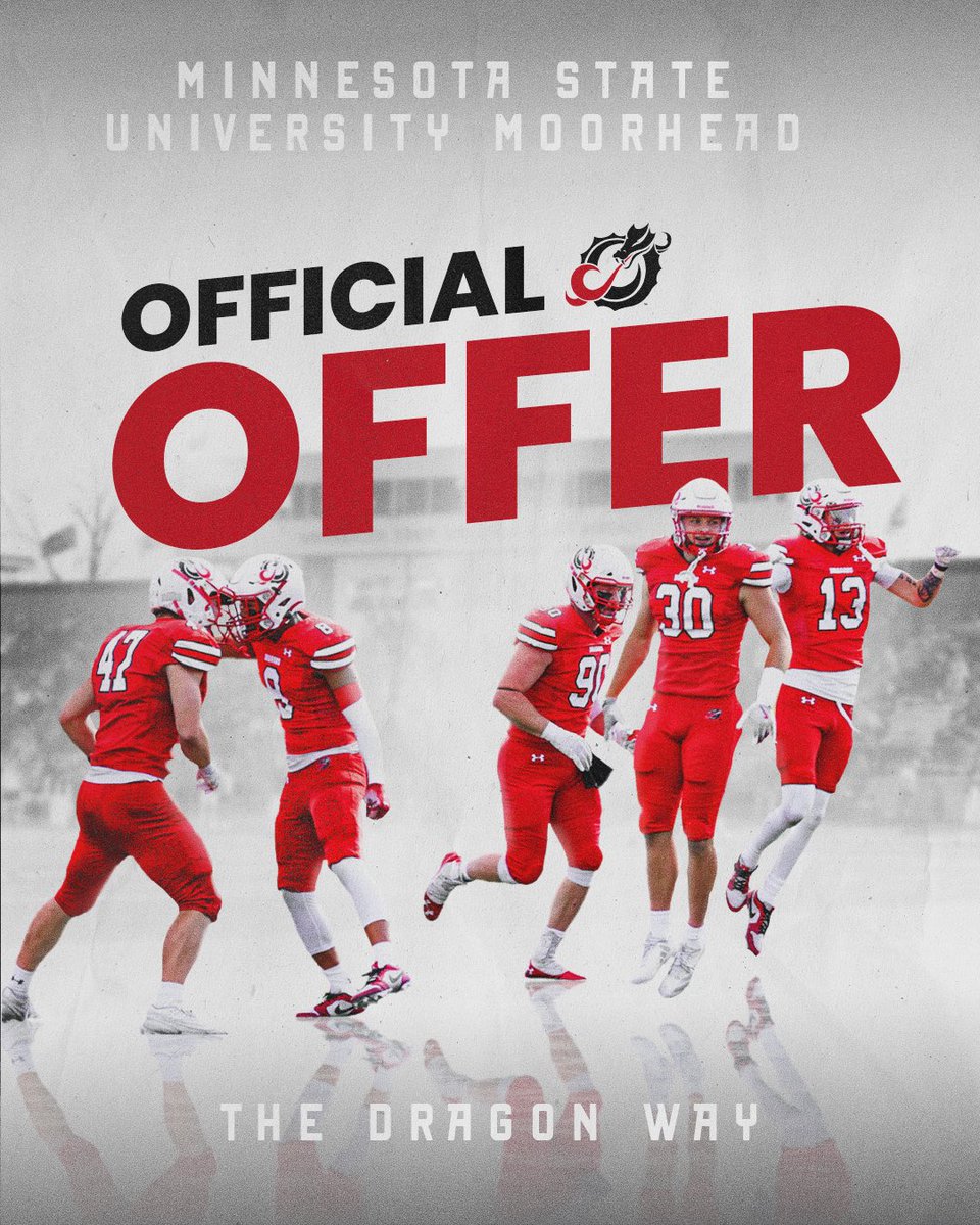 AidenSamek's tweet image. After a great visit, i’m blessed to say that I have been offered to play at @msum_football . I appreciate coach @needhamchris_ @coach_ebaasch @CoachLaqua and the rest of the coaching staff for this amazing opportunity! @msum_football