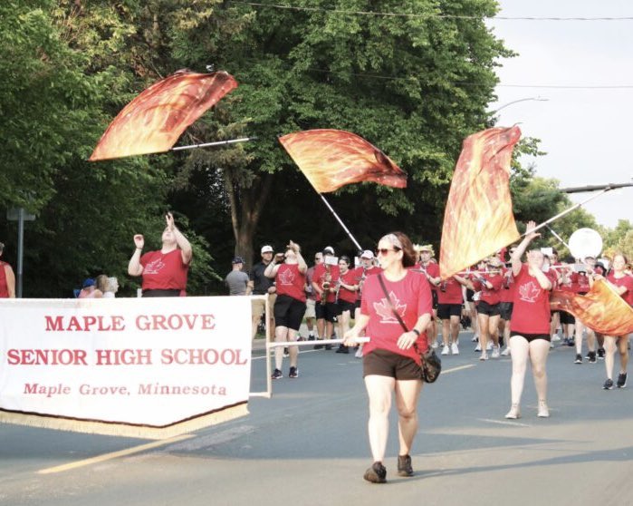 The Marching Crimson! Catch them at the Maple Grove Days parade on July 17! #FearTheLeaf

📷 Crimson Music Boosters