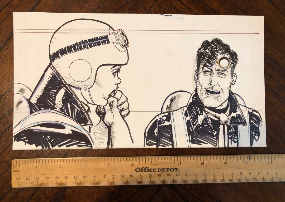 heroinitiative's tweet image. Ending TOMORROW, July 15, in Hero's eBay auctions: Great ORIGINAL art from Howard Chaykin, @MattWagnerComic, and MORE! Don't get shut out; go NOW: qurls.com/?i=54439