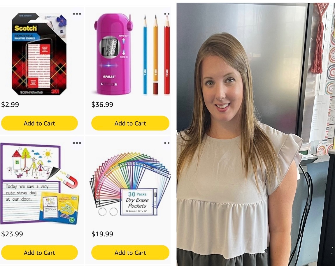 Cait_a12's tweet image. Hi! I haven’t had any movement on my list all summer!
🏫 8th year
🍎 1st grade
On my list I have a variety of items for my future students. Anything is appreciated ✨
#clearthelist 
 amazon.com/hz/wishlist/ls…