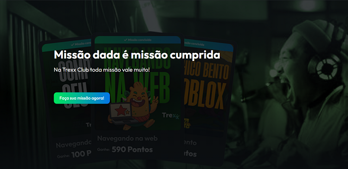 Já pensou em apoiar seu time do coração, completar missões ganhando pontos, e resgatar recompensas reais? 
Então segue comigo e conheça a <a href="/ggtrexx/">Trexx GG</a>! 🧶