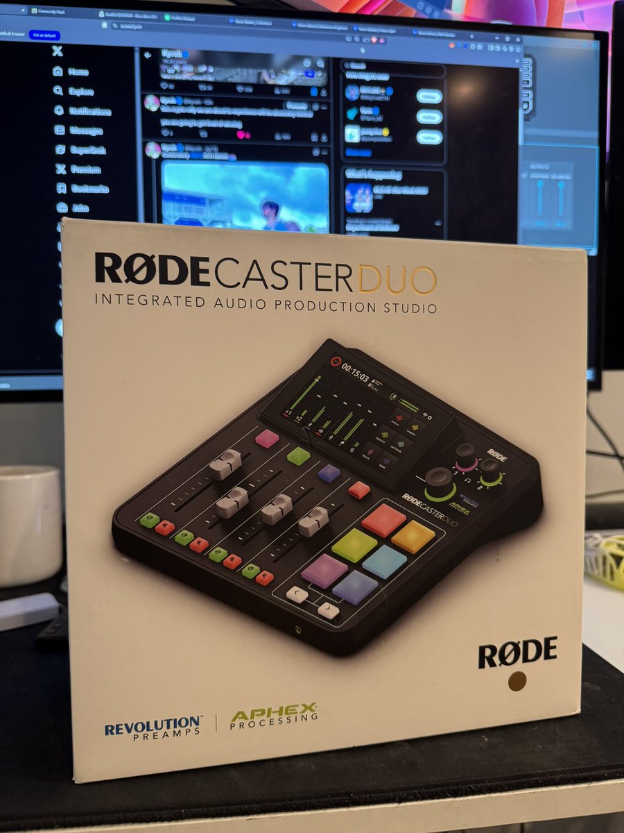 goxlr broke after 5 years so its time for an upgrade to the setup 😁