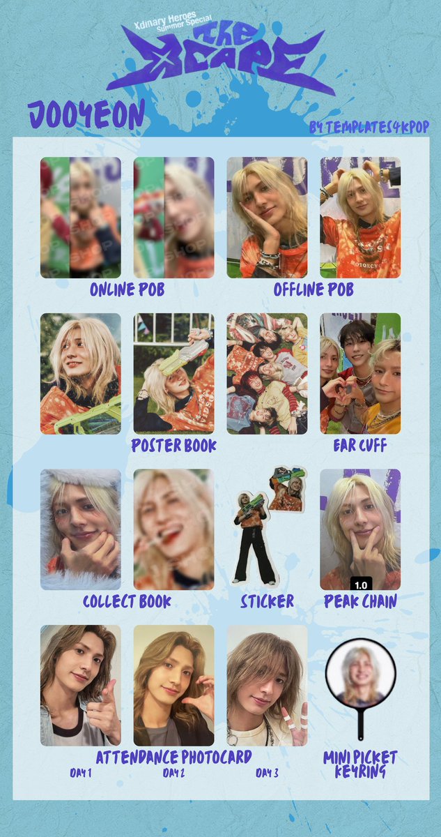 Xdinary Heroes The Xcape Sommer Special Concert benefit Merch