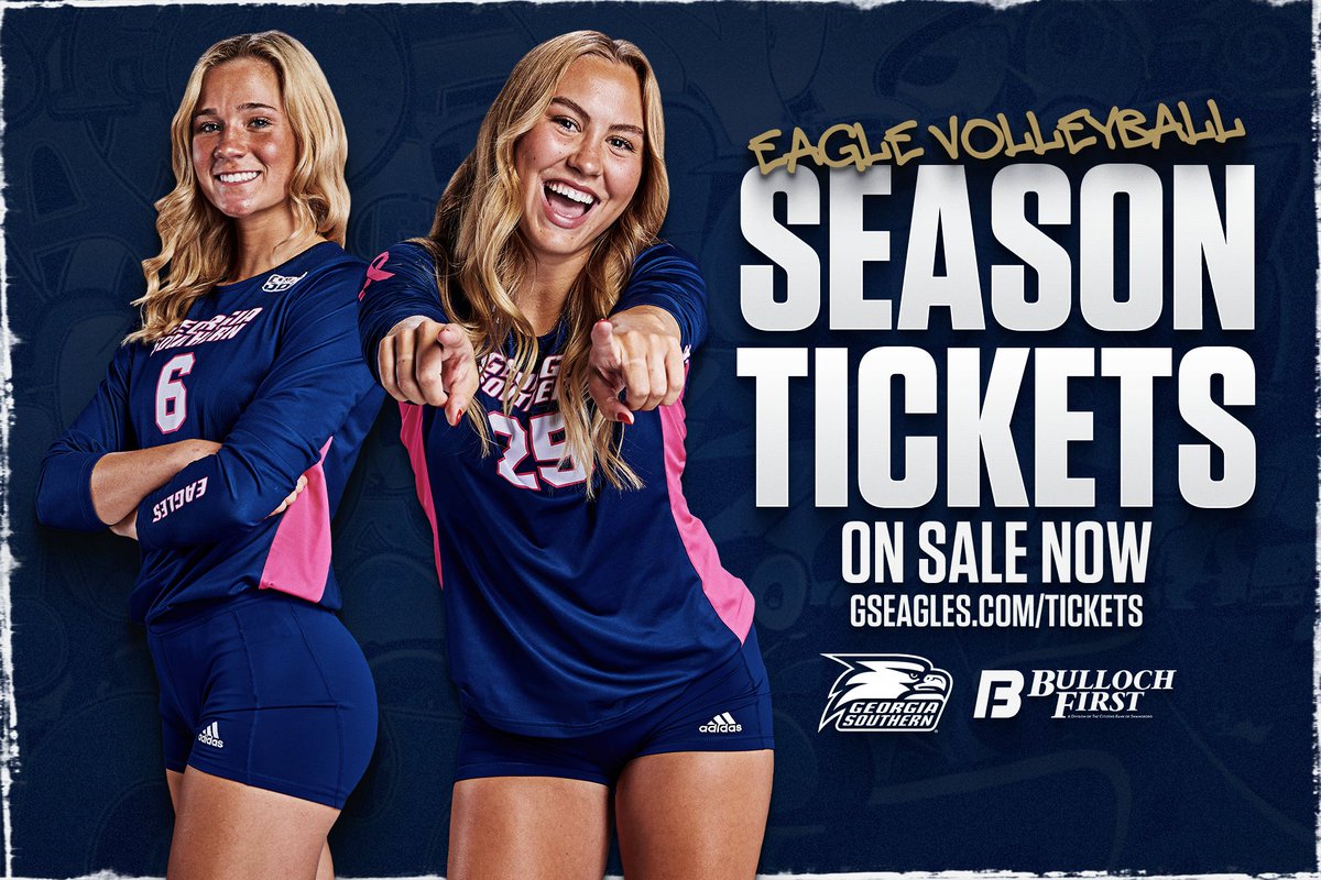 GSAthletics_VB's tweet image. No better time to join us than right now 🥳
🎟️GSEagles.com/Tickets
#HailSouthern