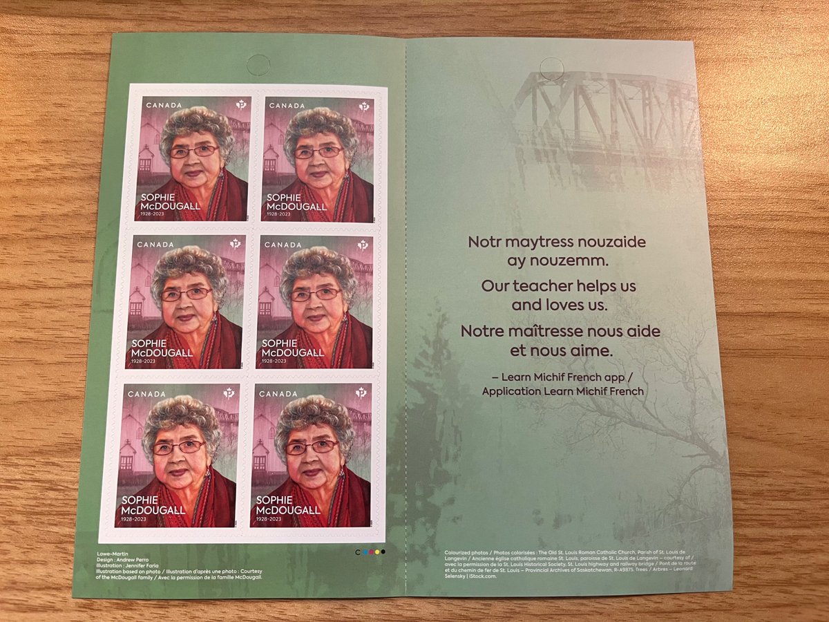 SeanCarleton's tweet image. It’s a great honour to work on Canada Post’s Indigenous Leaders series, this year focusing on language speakers. Pick up these stamps today!