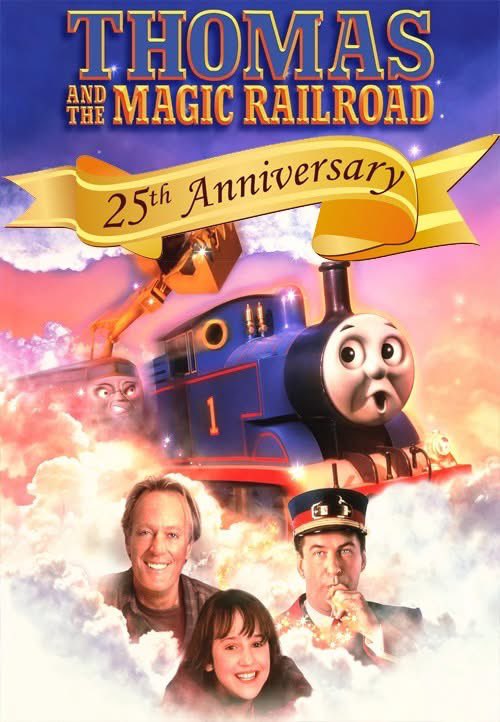 EmeraldTender's tweet image. Happy 25th to Thomas and the Magic Railroad!
Hate or like it, this movie brought bigger global audiences and left quite the impact on fans.
Introducing Thomas for the first time or old bewildered by such a movie.
Wish you were here, Britt. For the many anniversaries of Thomas!