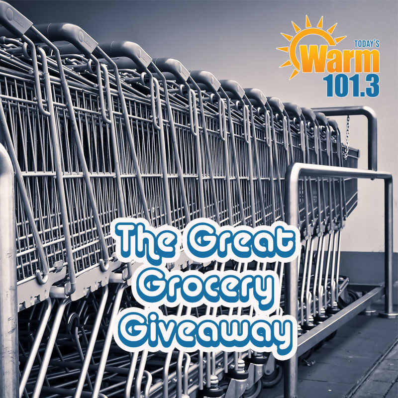 It's week #2 of The Great Grocery Giveaway!  Listen all week from 7a-7p for your keyword each hour, and your shot to win $250!
