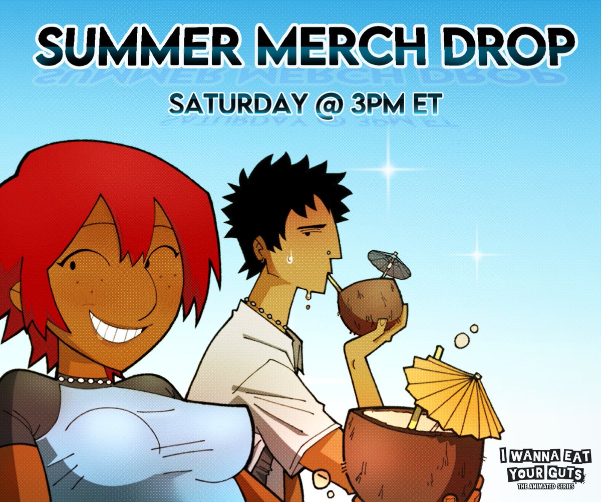 SHCKWAVEANIM's tweet photo. The first merch drop on our new store launches this week! Are you ready? 👀
Art by @plivye
#iweyg #shockwaveanimation #indieanimation https://t.co/xGZToyMQKx