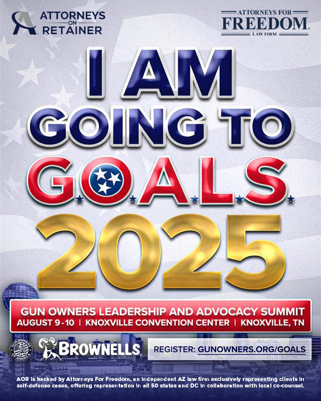 AORSelfDefense's tweet photo. …are you? Come see us at the Gun Owners Leadership and Advocacy Summit at booth 501! Looking forward to seeing you all there! #goals2025

📅August 9-10, 2025
📍 Knoxville, TN
🎫 Register at https://t.co/IT0ygzhddx https://t.co/qjcngiLLpM