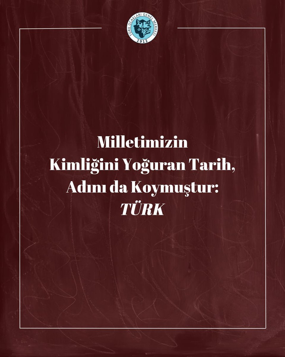 Milletimizin Kimliğini Yoğuran Tarih, Adını da Koymuştur: TÜRK❗️🇹🇷