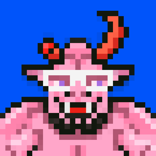 ✨Thar-Gann Minotaur! Pink fur, black beard, broken horn, battle-scarred.  A legendary warrior soul.  Own a piece of history.

💰 Price: 3000000 APE
👤 Seller: 0x5951...2fC5
🔗 soulswapper.xyz/collections/0x…