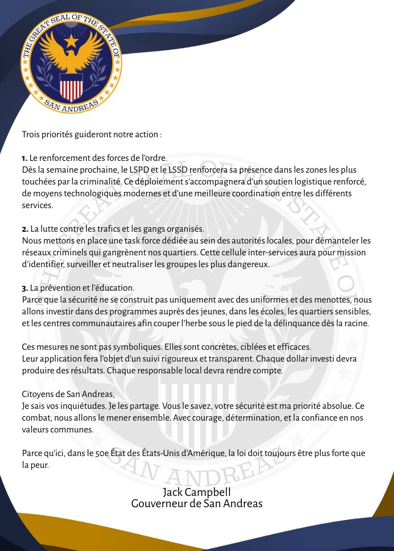Parce que San Andreas Odyssey ce n'est pas que des lignes de code ou de la 3D, c'est aussi du Lore #sao_gtarp #SanAndreasOdyssey #GTARP