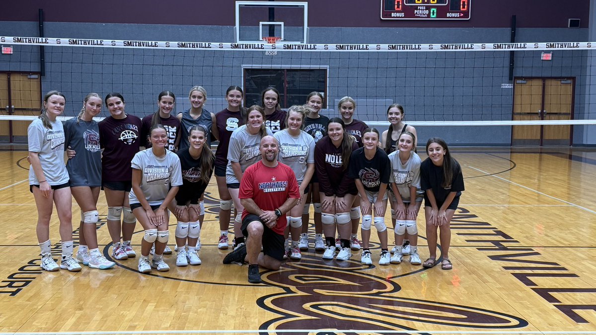 Great day working with the Lady Noles at Smithville High School