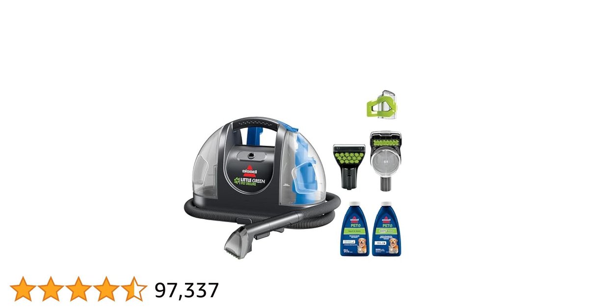 kattiewaw's tweet image. Bissell Little Green = portable power:
✔️ Pet stains
✔️ Car seats
✔️ Rugs &amp;amp; furniture
Small, tough, iconic 💚
🛒 amzn.to/3UbwJE0
#BissellClean #PetOwnerHack #AmazonTools