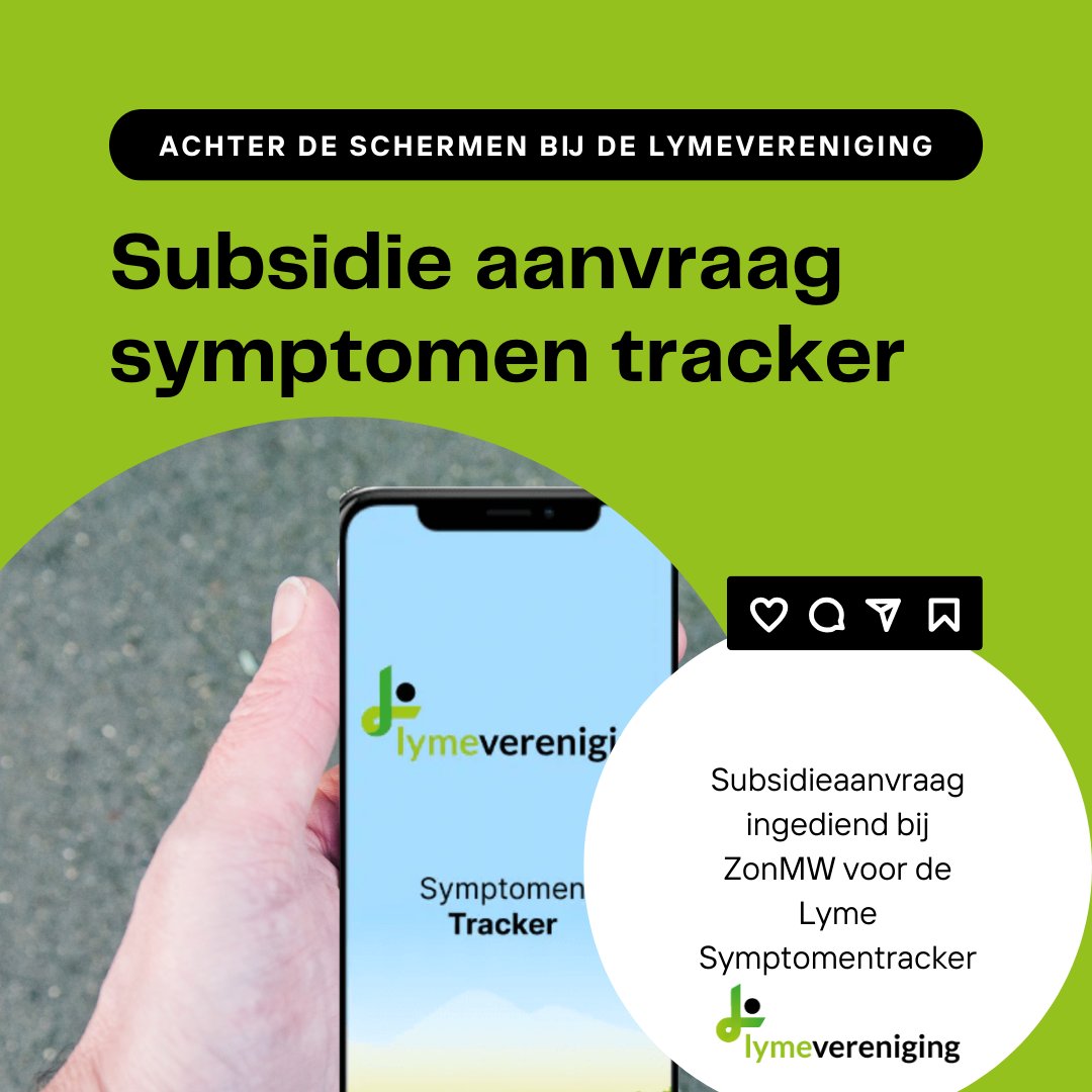 🛠️ Update: Achter de schermen bij de Lymevereniging 🛠️

Begin mei hebben we, samen met Stichting Tekenbeetziekten en ontwikkelpartij Jump, een subsidieaanvraag ingediend bij ZonMW voor de doorontwikkeling van de Lyme Symptomentracker. 💚

Met deze subsidie willen we:
🔹 De