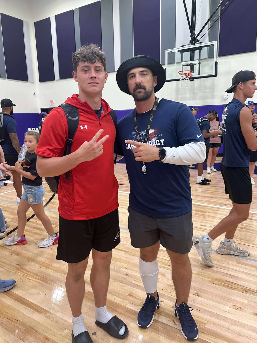 thegeneraltrev's tweet image. Just wrapped up an incredible 3 days at the QB Impact Academy 10-Year Anniversary Camp. Being named Camp MVP 2025 is an honor, but what means even more is everything this camp stands for.
Coach @CoachGeorge5 and the entire @QBimpact don’t just build quarterbacks — they build…