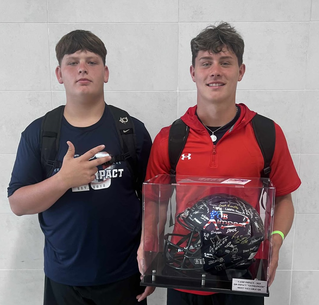thegeneraltrev's tweet image. Just wrapped up an incredible 3 days at the QB Impact Academy 10-Year Anniversary Camp. Being named Camp MVP 2025 is an honor, but what means even more is everything this camp stands for.
Coach @CoachGeorge5 and the entire @QBimpact don’t just build quarterbacks — they build…