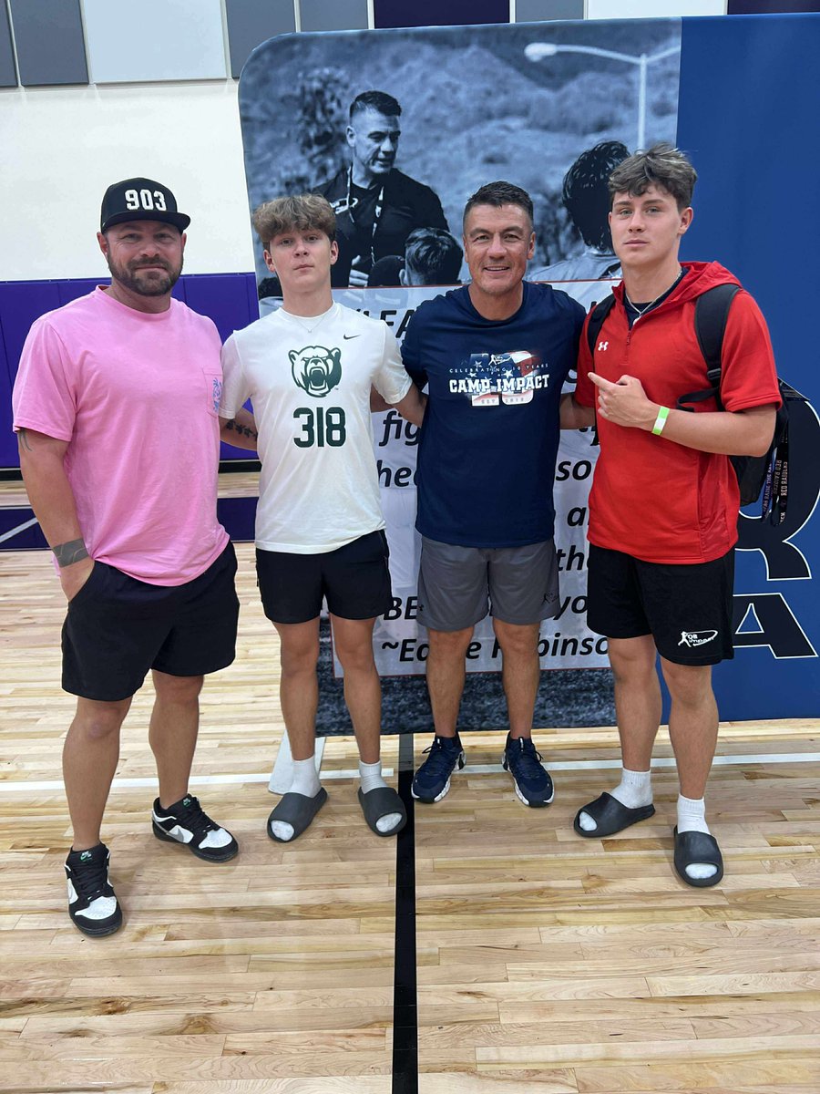 thegeneraltrev's tweet image. Just wrapped up an incredible 3 days at the QB Impact Academy 10-Year Anniversary Camp. Being named Camp MVP 2025 is an honor, but what means even more is everything this camp stands for.
Coach @CoachGeorge5 and the entire @QBimpact don’t just build quarterbacks — they build…