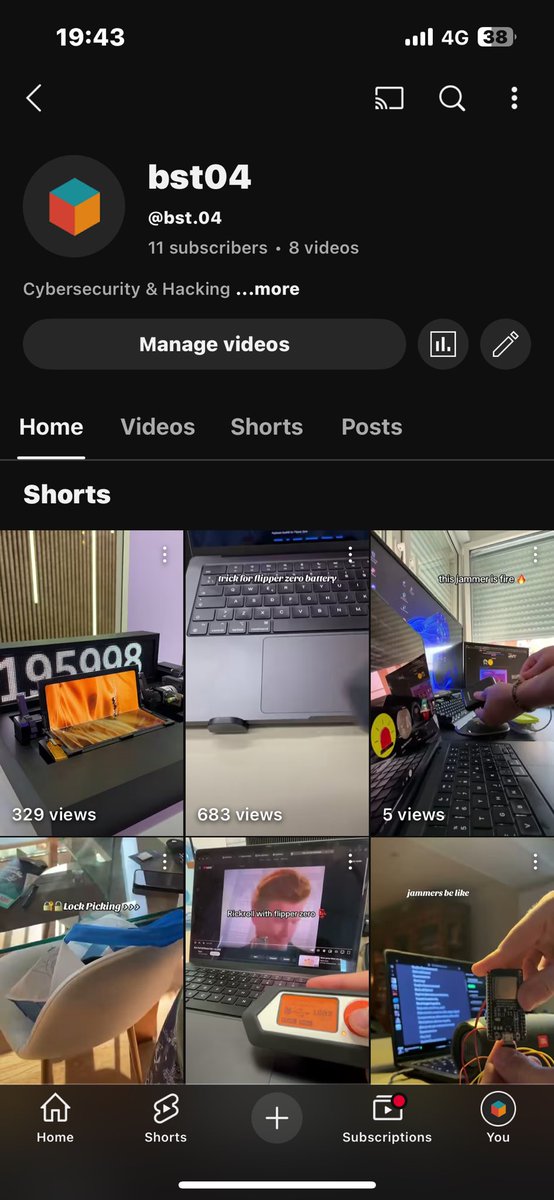 help me groww on YT! 

youtube.com/@bst.04?si=Fo2…