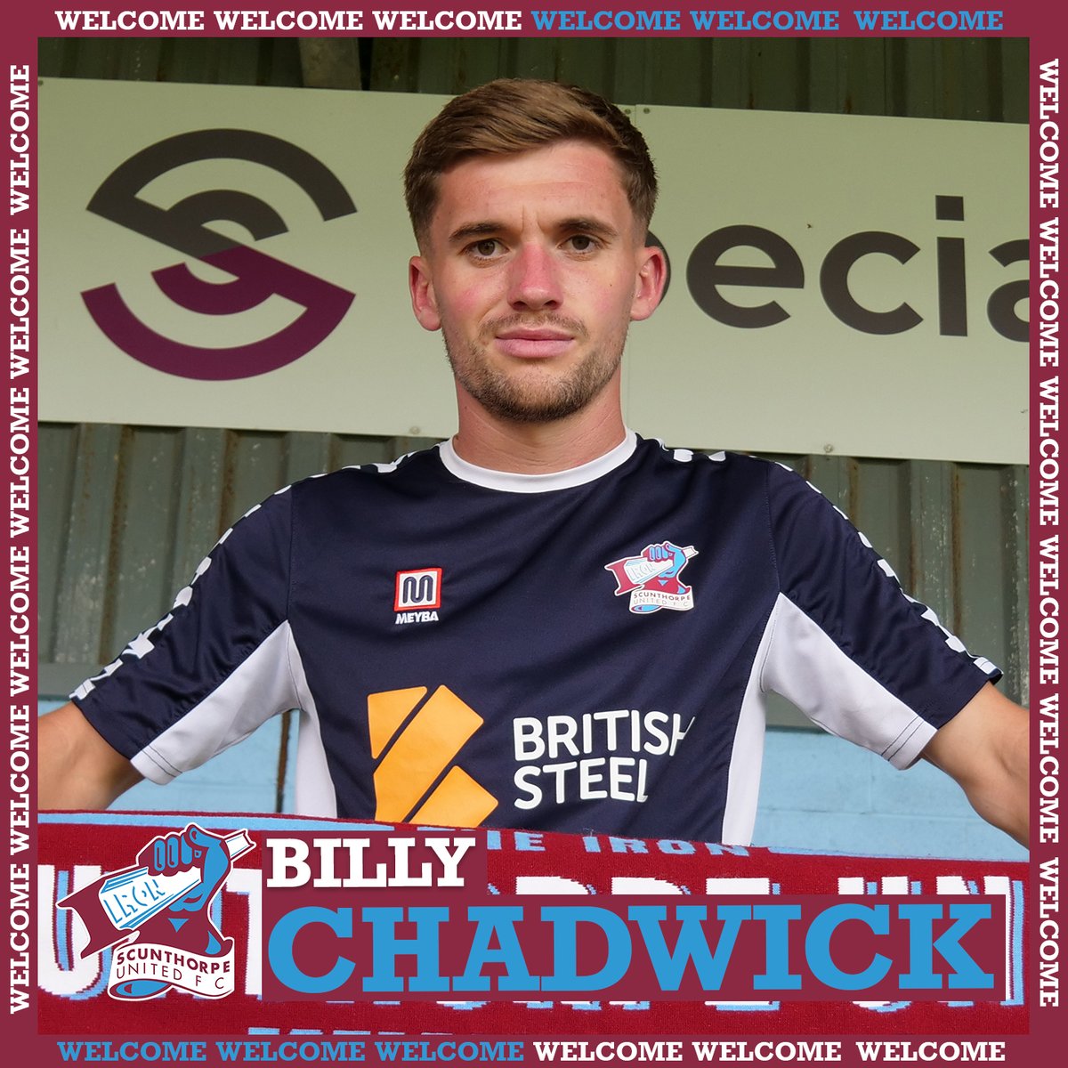 ✍️ 𝐍𝐄𝐖 𝐒𝐈𝐆𝐍𝐈𝐍𝐆

Scunthorpe United is delighted to announce the six-month loan signing of versatile attacker Billy Chadwick from fellow National League side York City 👉 scunthorpe-united.co.uk/news/2025/july…

#UTI #IRON