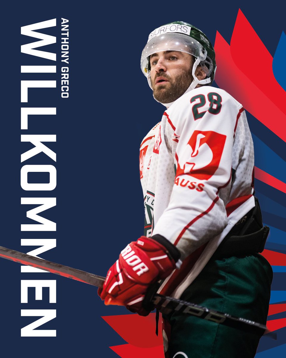 #Neuzugang 
Wir haben unsere Offensivabteilung mit Anthony Greco verstärkt. bit.ly/463ojG2 
#AdlerMannheim #fürMannheim