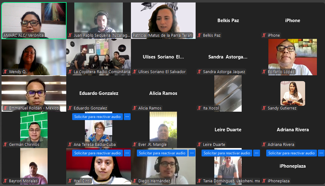 #AMI | 87 integrantes de radios comunitarias de México, C. A., y Cuba conocieron este 12 de julio sobre fuentes de información y procesamiento digital de datos en el marco del 3º módulo del proceso de formación en AMI, que impulsa AMARC ALC y UNESCO.

amarc-alc.org/fuentes-de-inf…