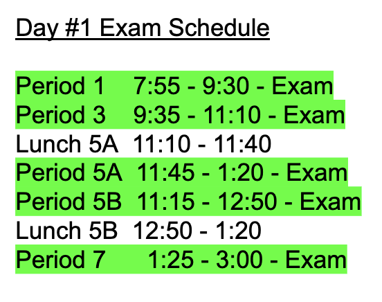 JeffBrooke2's tweet photo. Final Exam Schedule today, May 20th, 2026, for Pioneer Jr. Sr. High School.  #PantherPride https://t.co/2enYnWxbJw