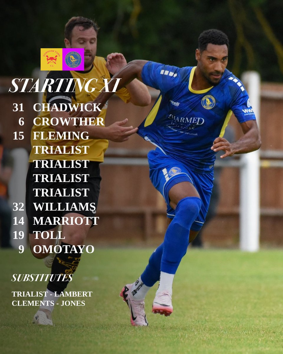 The line-up for today 👇

👑 #KLTFC: Chadwick, Crowther, Fleming, Trialist A, Trialist B, Trialist C, Trialist D, Williams, Marriott, Toll, Omotayo.